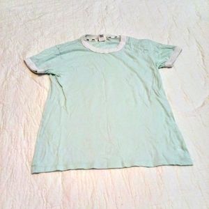 Mint VS Pink Ringer Tee